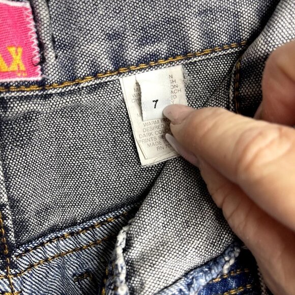 SAM & Max Vintage Denim Skirt Size 7 - Picture 8 of 9